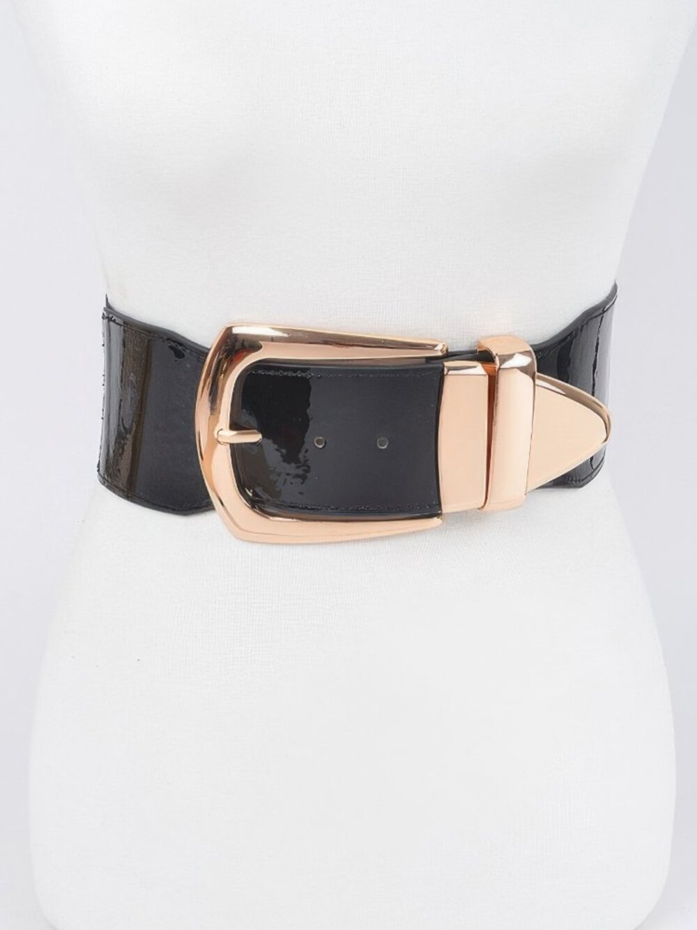 Multi Metal Plus Size Enamel Belt